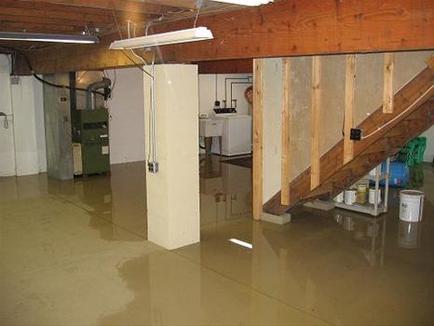 kitchener flooded basement
