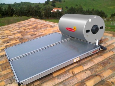 roof top solar water heater